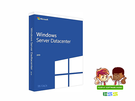 Microsoft Windows Server 2019 Datacenter + 25 CALs | 16 Core License | Retail Download