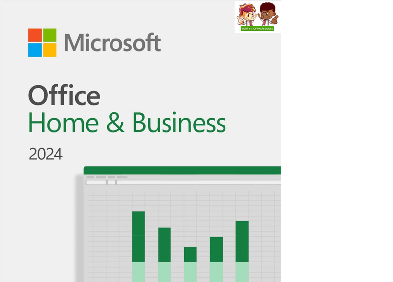 Microsoft Office 2024 Home and Business - 1 PC or MAC Retail Download (No subscription)